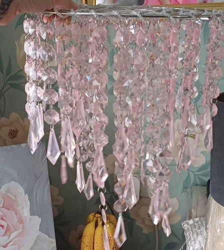 Pink beaded light - pink, shade
