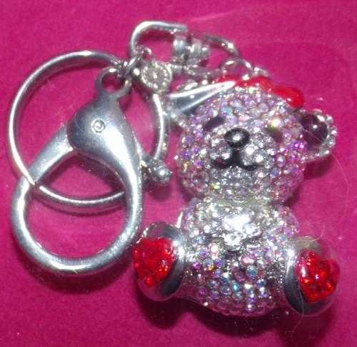 Butler wilson teddy keyring - &,