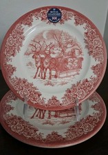2 Royal Stafford Red Santa's