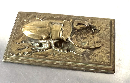 Antique gilt bronze brass desk - bronze,