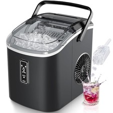 EUHOMY Ice Maker Machine-BLACK
