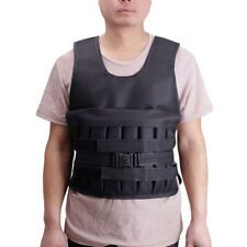Adjustable Weighted Vest Training Fitness Workout Exercise Jacket Gym 20kg MU