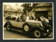 VINTAGE PHOTO  / FUNERAL HEARSE - AUTOMOBILE / PUERTO RICO / 1939 #2