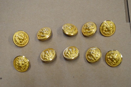 Lot navy brass eagle - 10,