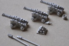 3x Cannon With Loading Set