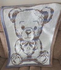 handmade crochet mosaic  Baby