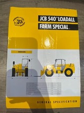JCB 540-70 Loadall Farm Special Specification Poster A4