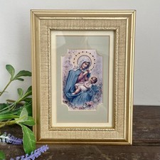 Vintage Holy Picture Madonna &