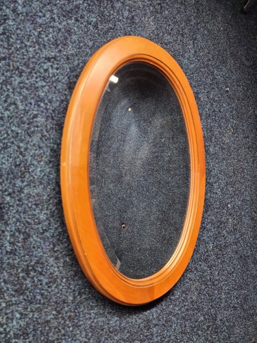 Vintage oval framed bevelled - vintage,