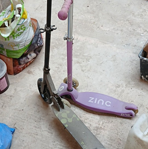 Zinc push scooter - zinc, for