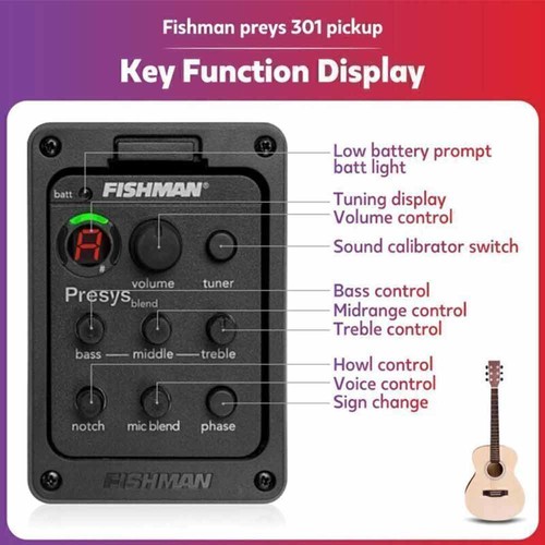 Fishman band tuner piezo - tuner,