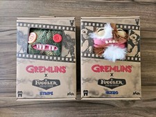 2x Official Gremlins Fugglers Stripe & Gizmo / BRAND NEW / Mogwai Plush Teddy