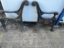 CAST IRON  BENCH ENDS