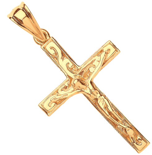 9ct yellow gold large - gold,