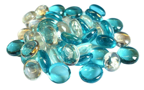 Glass pebbles vase - vase, wedding