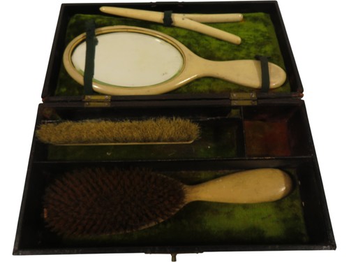 Vintage mirror brush set - vintage,