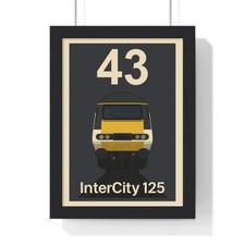 InterCity 125 HST Poster –