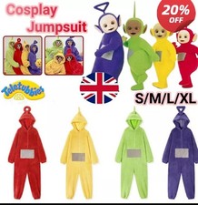 Halloween Adult Teletubbies Costume Disi Onesis Lala Cosplay Jumpsuit Pajama