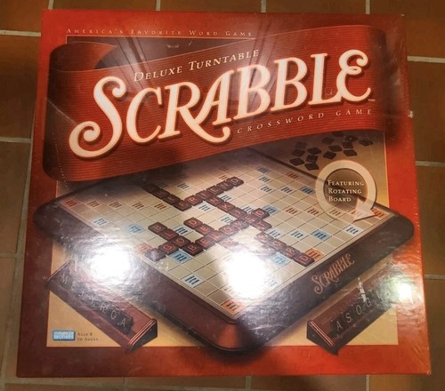 New scrabble deluxe turntable - new,