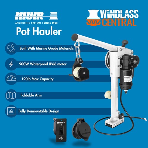 Muir pot hauler 900w electric - pot,