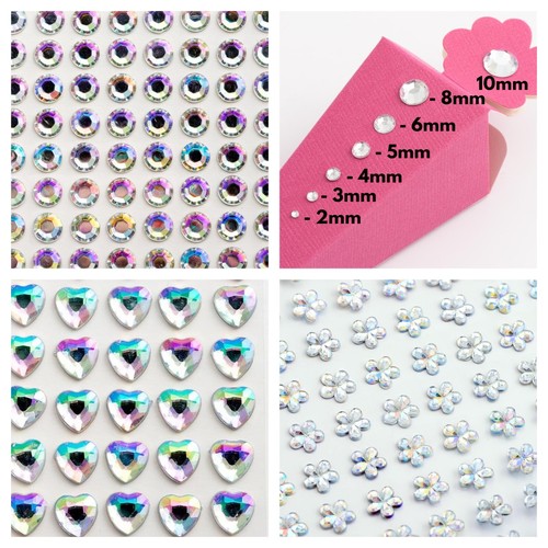 Diamante rhinestone gems sheet - diamante,