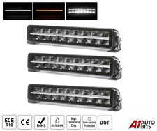 3X 17" LED Light Bar Dual Row