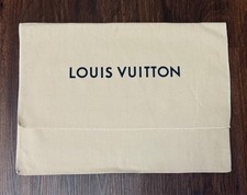 MINT Authentic LOUIS VUITTON Dust Storage Bag 15" x 10" Envelope Style