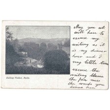 BUSBY Railway Viaduct, Renfrewshire Postcard Postmark Busby 1903