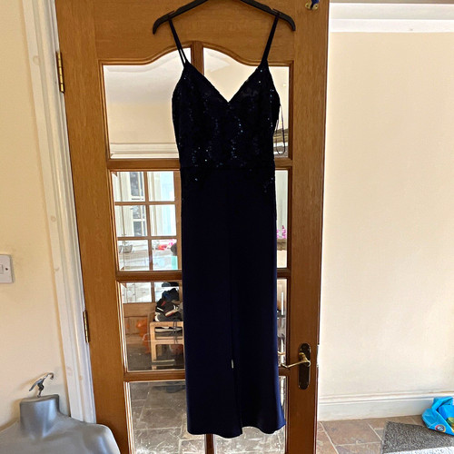 Quiz navy lace sequin neck - quiz,