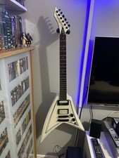 Washburn Vindicator V In Polar White! Very Rare!