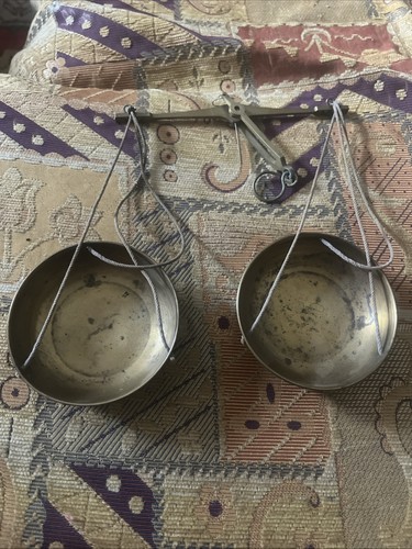Vintage brass balance - vintage, scale