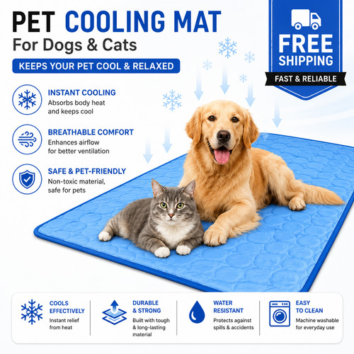 Pet cooling mat for dogs - mat,