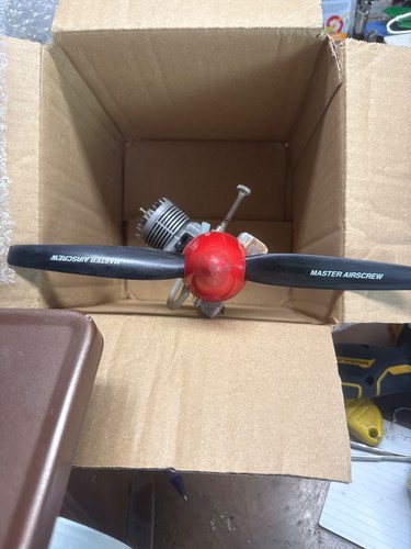 Model airplane engine glow - model,