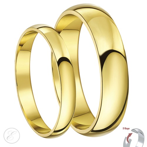 9ct gold wedding bands - 9ct,