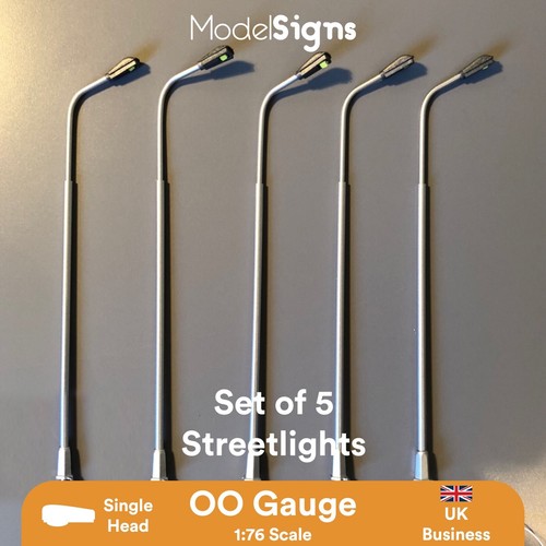 Curved arm led street - 5x,
