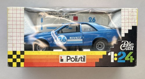 Polistil renault fuego blue - renault,
