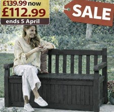 Keter Eden Bench 265L Outdoor