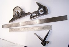 Vintage Starrett 12" & 18" Combination Square No 4