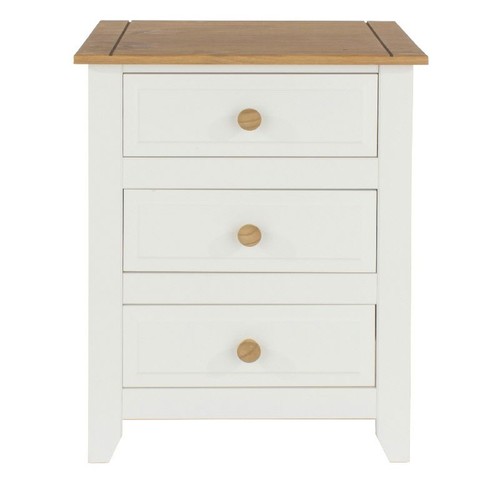 White pine bedside cabinet - bedside,