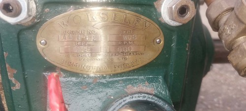 Wolseley wd8 stationary - wolseley,