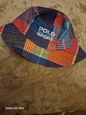 Polo Ralph Lauren: Sport Polo Sporty Madras Bucket Hat{One Size}