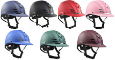 Whitaker Club Young Rider Helmet Adjustable Peaked Vented Hat ASTM EN CE 52-61cm