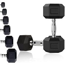 Hex Dumbbells Rubber Weight