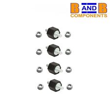 INTERCOOLER MOUNTS BUSHES & NUTS x 4 VW T4 TRANSPORTER CAMPER VAN 2.5TDI A2027