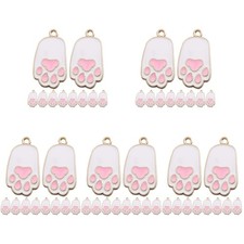  5 Pack Craft Charms Accessory Animal Key for Jewelry Making Jewellery