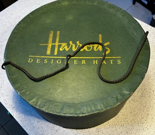 Vintage harrods hat box - box, in