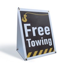 Free Towing A-Frame Sidewalk