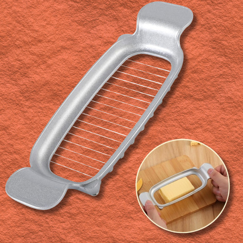 Stainless steel butter slicer - stainless,