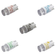 5V 10mm T10 Wedge Base LED Bulb for Arcade Buttons Red Blue White Green Yellow