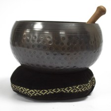 Singing Bowl Velvet Cushion -